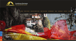 Desktop Screenshot of luminousjourneys.net