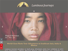 Tablet Screenshot of luminousjourneys.net
